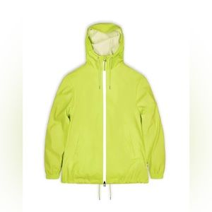 Rains Storm Breaker Reflective Digital Lime Rain Jacket